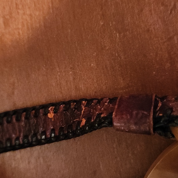 Vintage 1920s Elegant Brown Leather Handbag - Picture 6 of 12